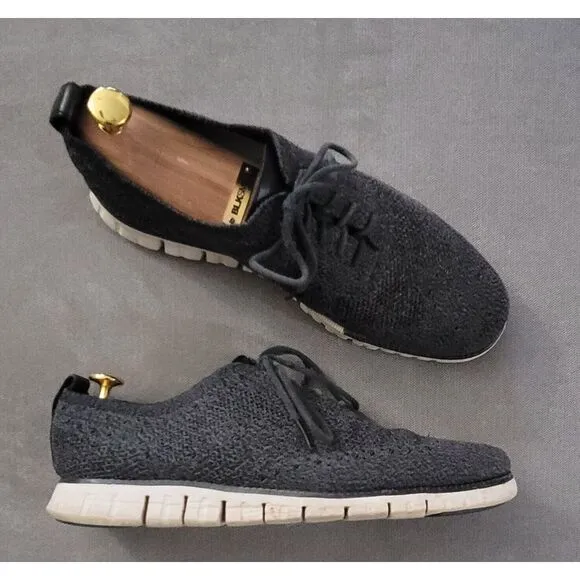 Cole Haan Men's Zero Grand.Os Grey Knit Oxford Grand‎ OS Shoes Size 10 M