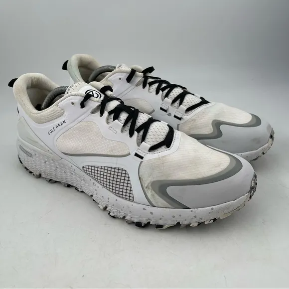 Cole Haan Men’s ZEROGRAND Overtake 2 White All-Terrain Running Shoes - Size 12 M