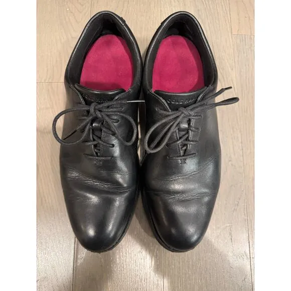 Cole Haan ØriginalGrand Energy Twin Black Leather Oxford Shoes Men's Size 11