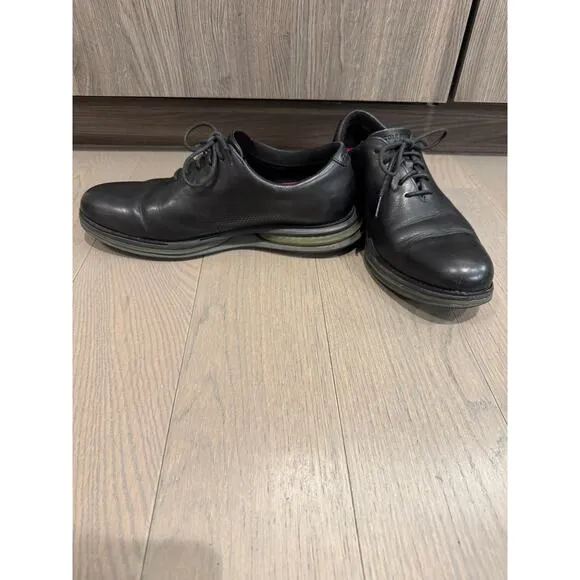 Cole Haan ØriginalGrand Energy Twin Black Leather Oxford Shoes Men's Size 11