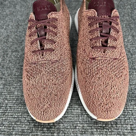 Cole Haan Shoes Womens 8 B ZeroGrand Stitchlite Oxford Sneakers Pink Lightweight