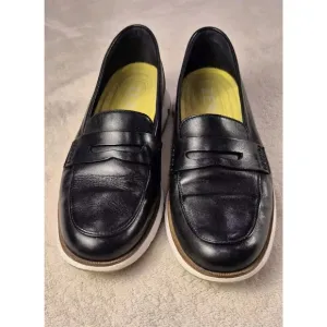 Cole Haan Women's Shoes 4. Zerogrand Loafer Black Sulphur Leather Size 8.5 B
