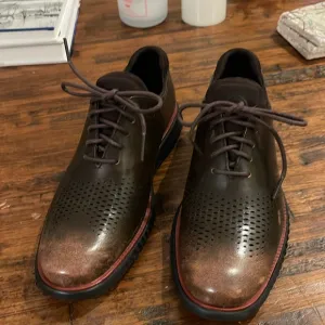 Cole Haan Zero Grand Distressed Shoes 7