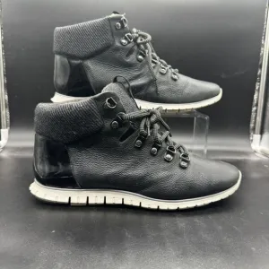 Cole Haan ZeroGrand Hiker Sneaker Boots Mens 10.5 B Waterproof Black W17873 EUC
