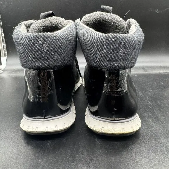 Cole Haan ZeroGrand Hiker Sneaker Boots Mens 10.5 B Waterproof Black W17873 EUC