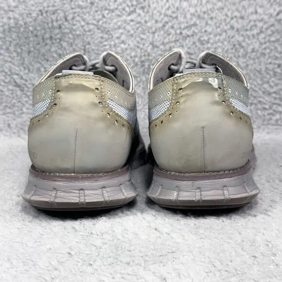 Cole Haan Zerogrand Mens Size 10.5 Low Top Wingtip Oxford Shoes Gray C22416