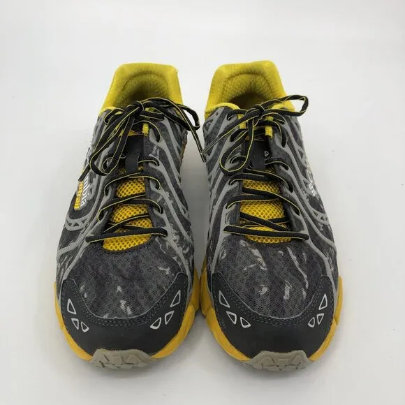 Columbia Gray/Yellow Textile Athletic Shoes | Montrail Fluid Flex Model