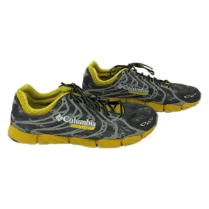 Columbia Gray/Yellow Textile Athletic Shoes | Montrail Fluid Flex Model