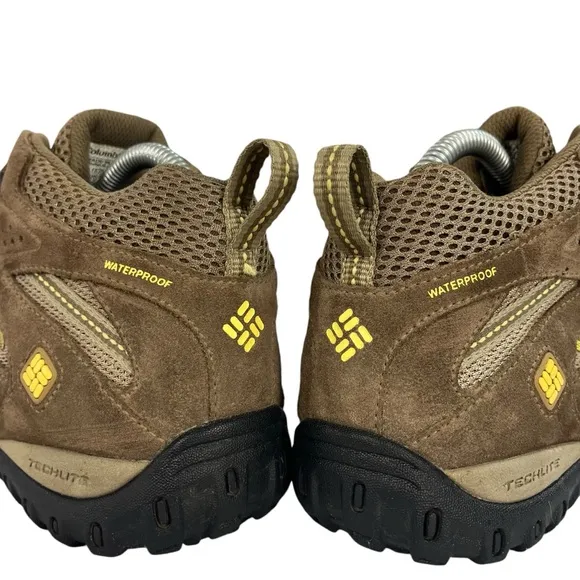 Columbia Omni‎ Grip Waterproof Techlite Mid Top Hiking Womens Shoes Size 8.5