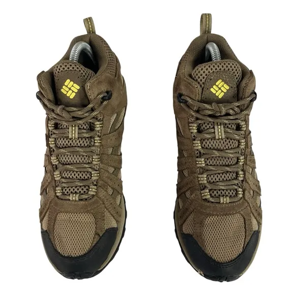 Columbia Omni‎ Grip Waterproof Techlite Mid Top Hiking Womens Shoes Size 8.5
