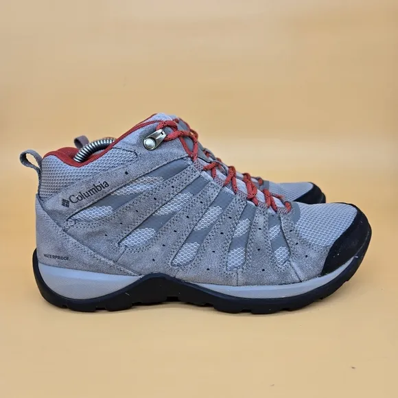 Columbia Redmond V2 Mid Women's Waterproof Hiking Boots Shoes Size 8.5