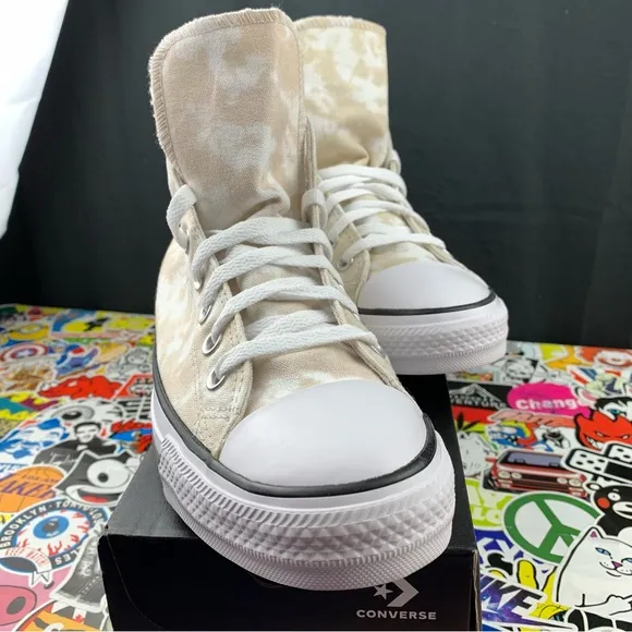 Converse All Star High Sand Dye Bleached Womens Various Sizes