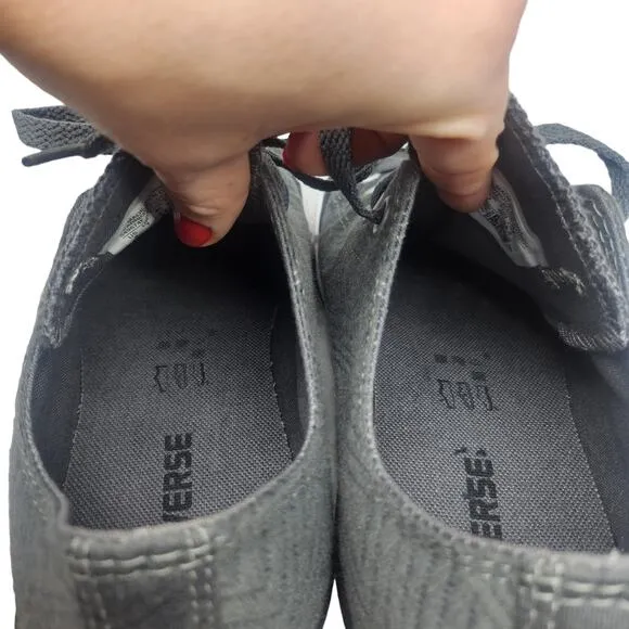Converse All Star Shoes Womens 9 Gray Geometric Fabric Low Top Sneakers Comfy