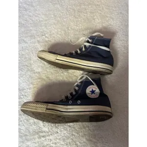 Converse Blue High Top Shoes Size 9