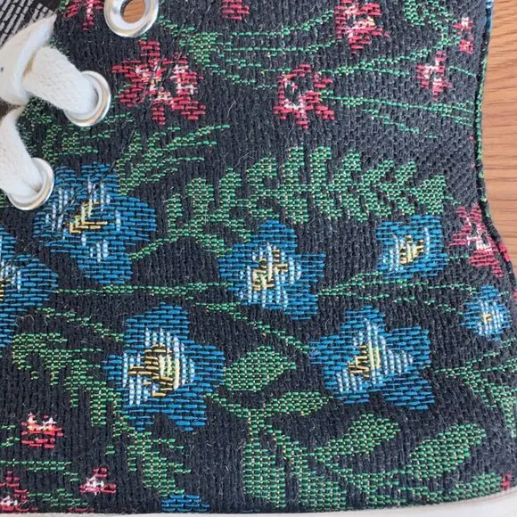 ⭐Converse Chuck 70 Floral Tapestry Hi Size 8 Women's Shoes Black Floral A11990C