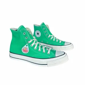 ⭐Converse Chuck 70 Hi Green Canvas Women shoes Sz 10 Retro Sneaker A08613F New
