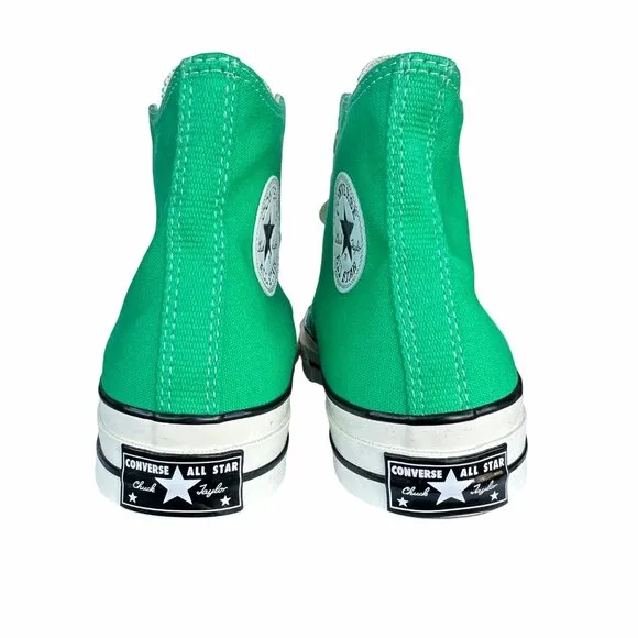 ⭐Converse Chuck 70 Hi Green Canvas Women shoes Sz 10 Retro Sneaker A08613F New