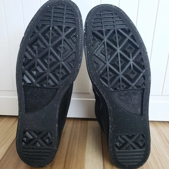 Converse Chuck 70 Renew Remix Knit High Top Black Canvas Shoes Men's 7