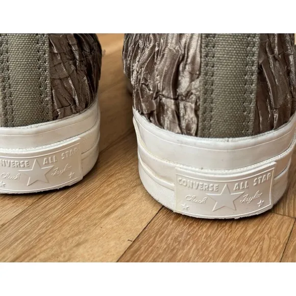 Converse Chuck 70 Satin High Top Green Women's Shoes