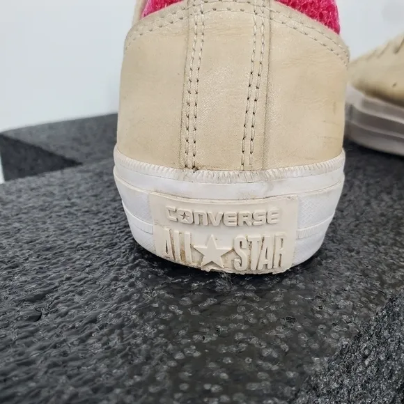 Converse Chuck II Craft Leather Low Top Women 7 Shoes 555956C Sneakers