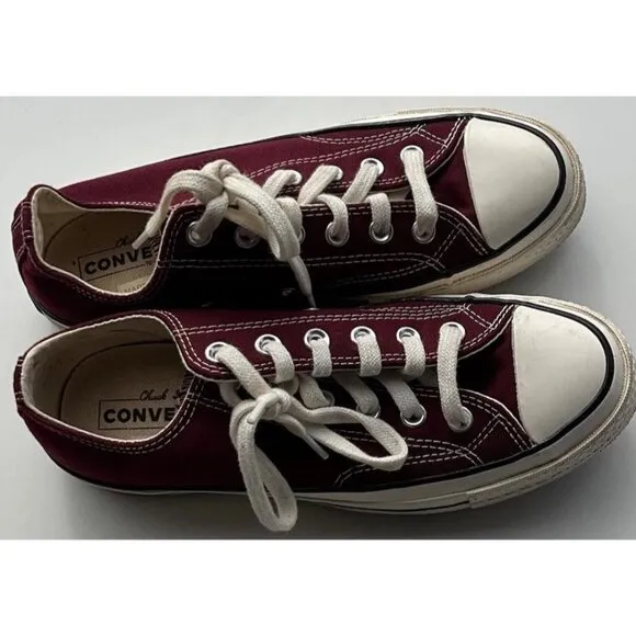 CONVERSE CHUCK TAYLOR 70 LOW UNDERCOVER Men’s 6 Women’s 8 Burgundy Low Top