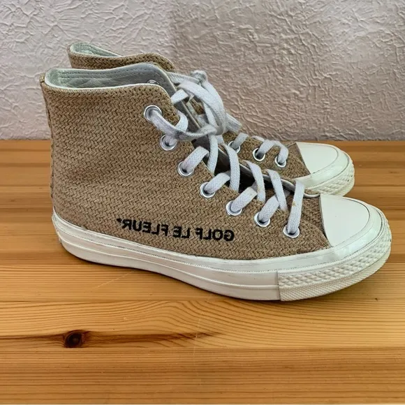 Converse Chuck Taylor All Star 70 Hi Golf le Fleur Burlap shoes