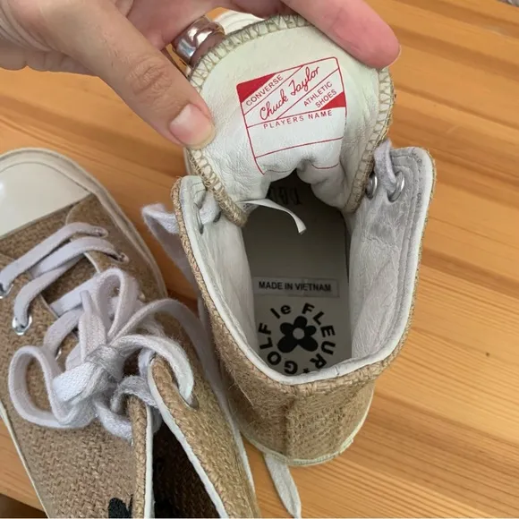 Converse Chuck Taylor All Star 70 Hi Golf le Fleur Burlap shoes