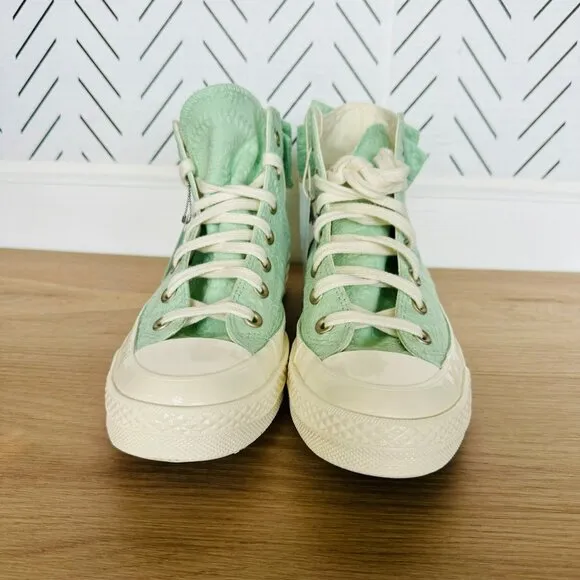 ⭐Converse Chuck Taylor All Star 70 High Bow Sz 7.5 Women's Shoes Green A10245C