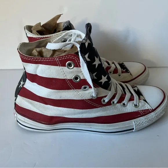 Converse Chuck Taylor All Star Hi 'Stars &amp; Bars' Red/White/Blue
