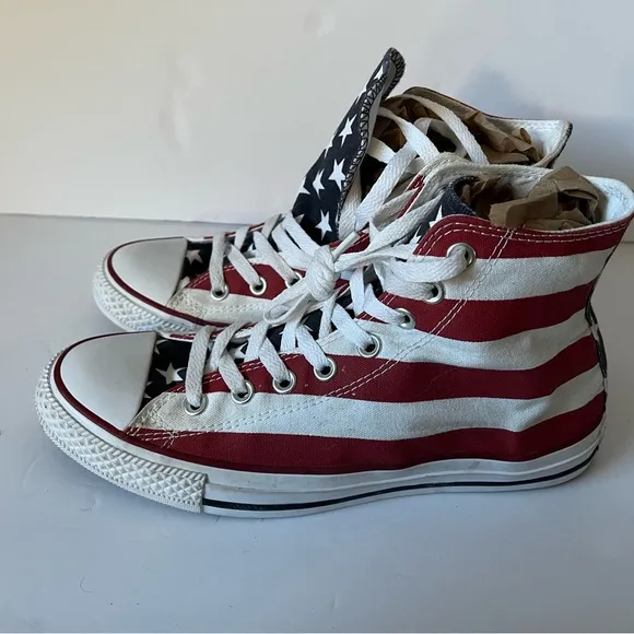Converse Chuck Taylor All Star Hi 'Stars &amp; Bars' Red/White/Blue
