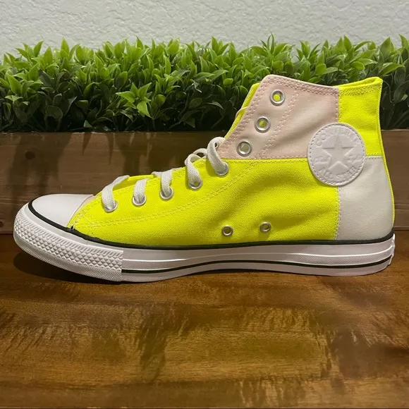 Converse Chuck Taylor All Star High Top Venom Yellow UV Effect Shoes