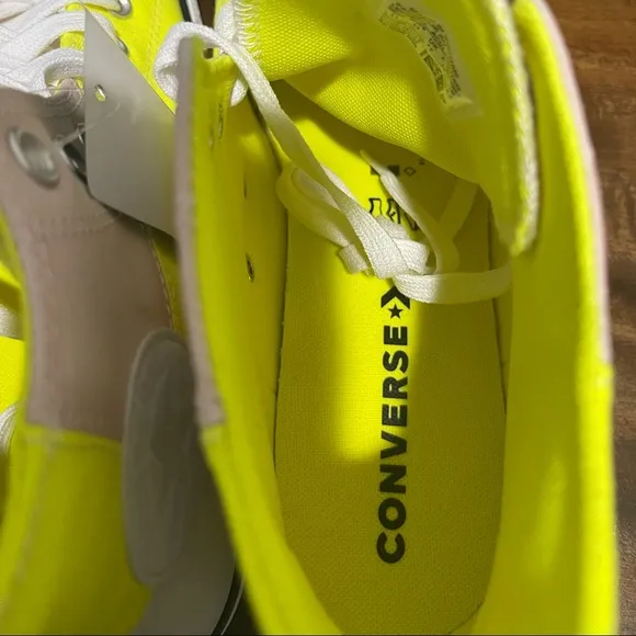Converse Chuck Taylor All Star High Top Venom Yellow UV Effect Shoes