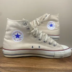 Converse Chuck Taylor All Star Made In USA Mens White Size 9.5 High Top Shoes