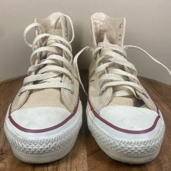 Converse Chuck Taylor All Star Made In USA Mens White Size 9.5 High Top Shoes