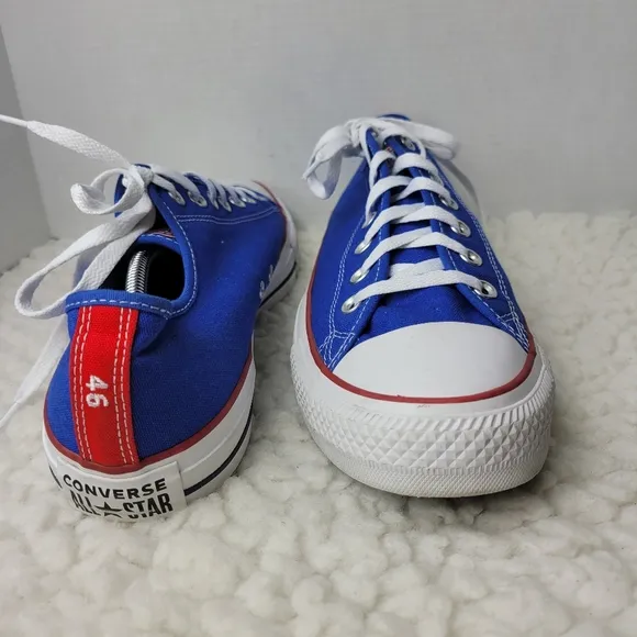 Converse Chuck Taylor All Star Mens Sneaker Low Top Blue Red Shoes 152621C Rare