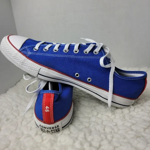 Converse Chuck Taylor All Star Mens Sneaker Low Top Blue Red Shoes 152621C Rare