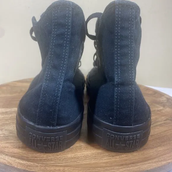 Converse Chuck Taylor All Star Mens Triple Black Size 15 High Top Shoes