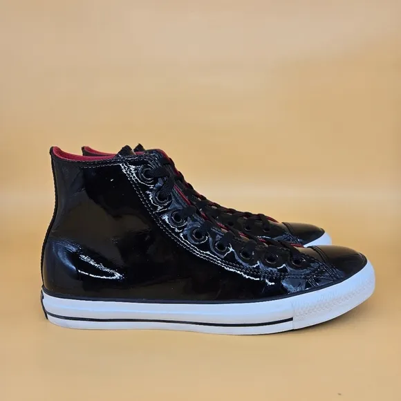 Converse Chuck Taylor All Star Patent Hi 'Black' Men's Shoes Size 10.5