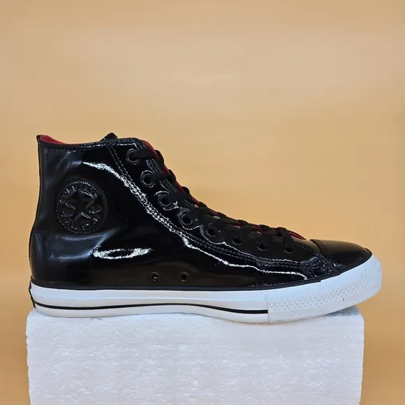 Converse Chuck Taylor All Star Patent Hi 'Black' Men's Shoes Size 10.5