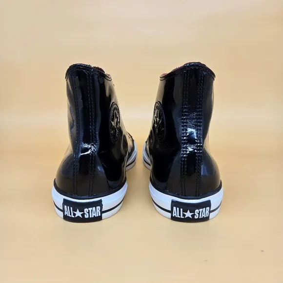 Converse Chuck Taylor All Star Patent Hi 'Black' Men's Shoes Size 10.5