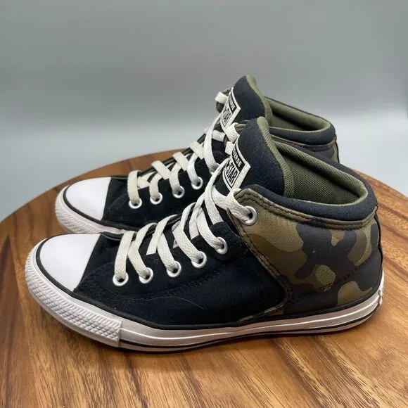 Converse Chuck Taylor All Star Shoes Womens Size 8 High Street Mid Black/Camo