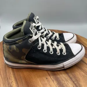 Converse Chuck Taylor All Star Shoes Womens Size 8 High Street Mid Black/Camo