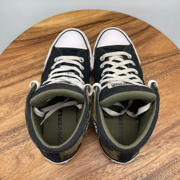 Converse Chuck Taylor All Star Shoes Womens Size 8 High Street Mid Black/Camo