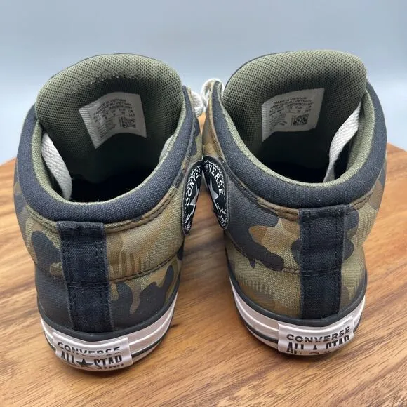 Converse Chuck Taylor All Star Shoes Womens Size 8 High Street Mid Black/Camo