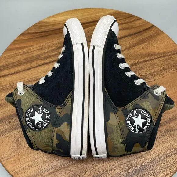 Converse Chuck Taylor All Star Shoes Womens Size 8 High Street Mid Black/Camo