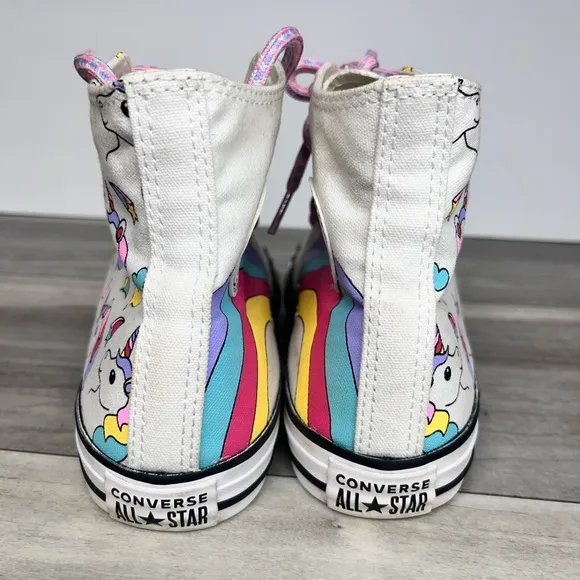 Converse Chuck Taylor All Star Unicorns Rainbow Kids Girls 6