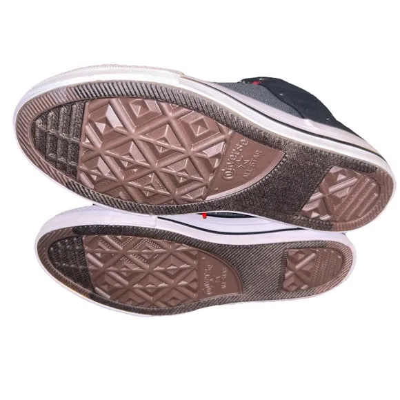 Converse Chuck Taylor All Star Youth Boy's Mid Top Shoes Size 2 Olive/Black NIB