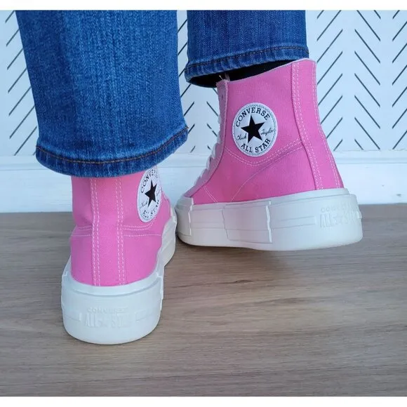 ⭐Converse Chuck Taylor Cruise Hi Sz 8.5 Womens Shoes Pink Retro Sneakers A07569C