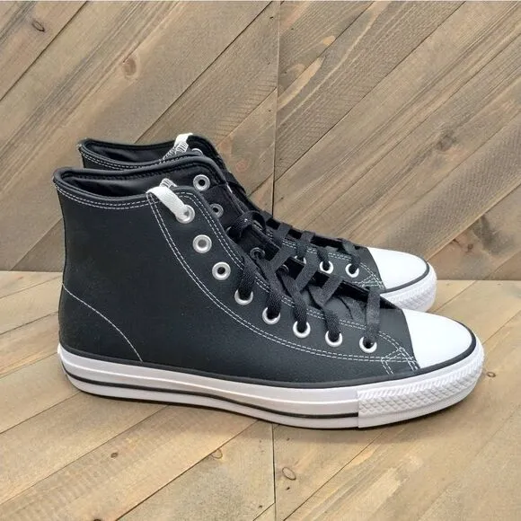 Converse Cons Chuck Taylor All Star Hi Pro Leather Sneakers Mens Size 8.5‎ Black
