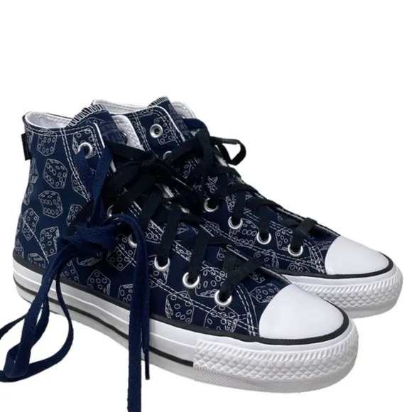 Converse CONS Chuck Taylor Pro Casual Men's Sneakers High Top Shoes Navy A03222C
